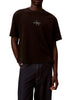 Calvin Klein Jeans T-shirt uomo manica corta con logo nero