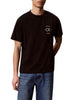 Calvin Klein Jeans T-shirt uomo manica corta con logo nero