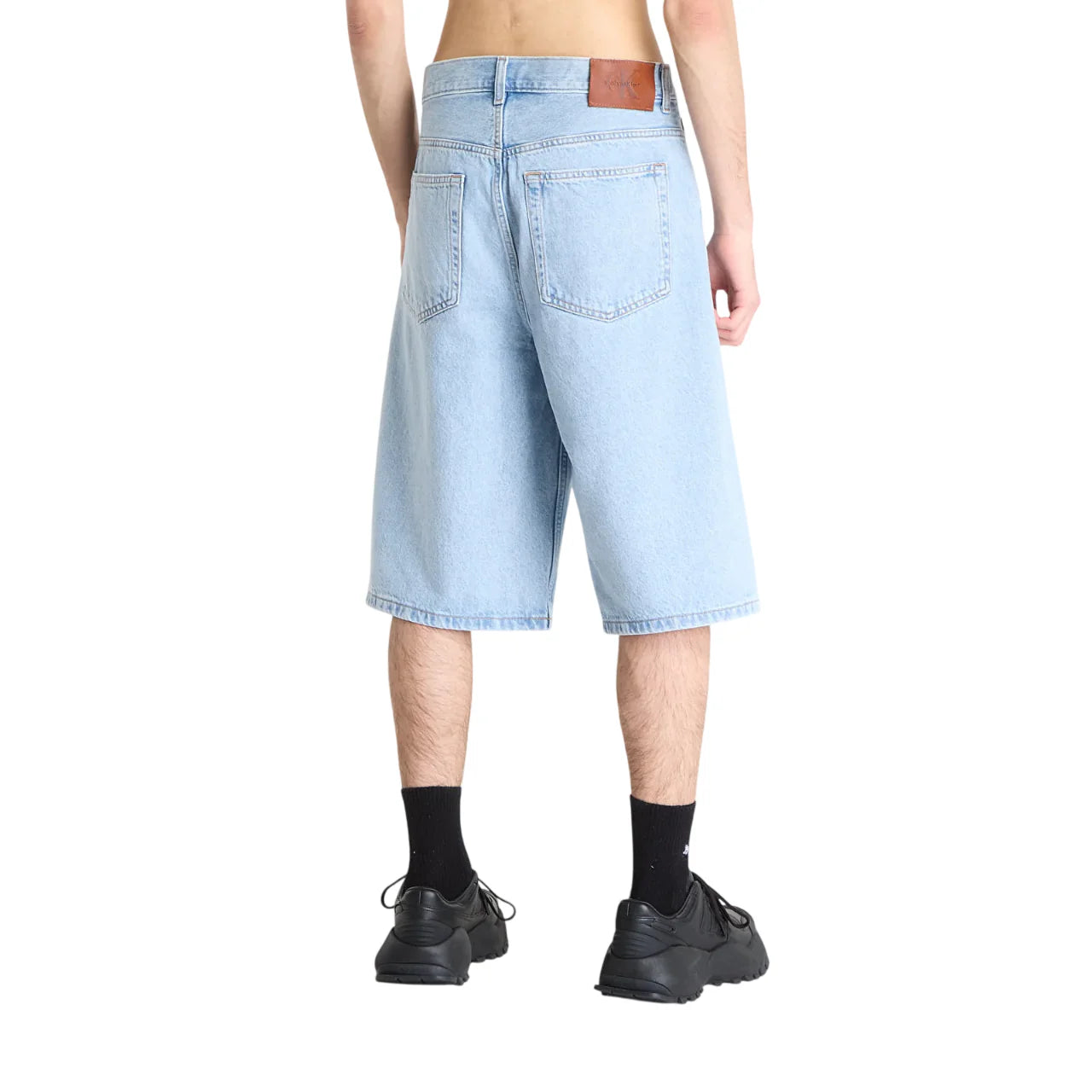 Calvin Klein Jeans bermuda uomo in denim lavaggio blu chiaro LV04RF736G WEI Calvin Klein Jeans 