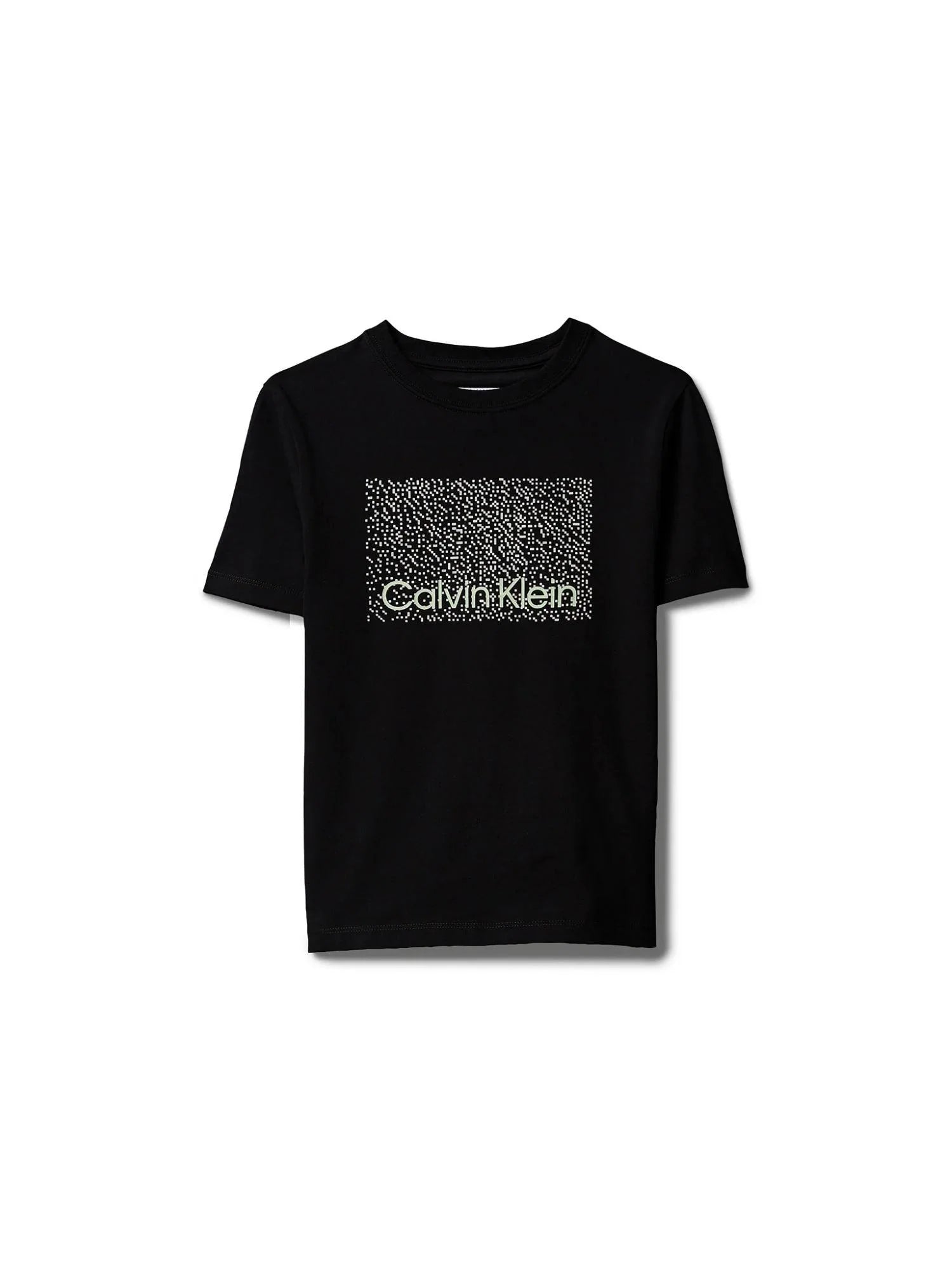 Calvin Klein Jeans T-shirt unisex bambino con stampa logo nero LVCKSJA04B BEH Calvin Klein Jeans 