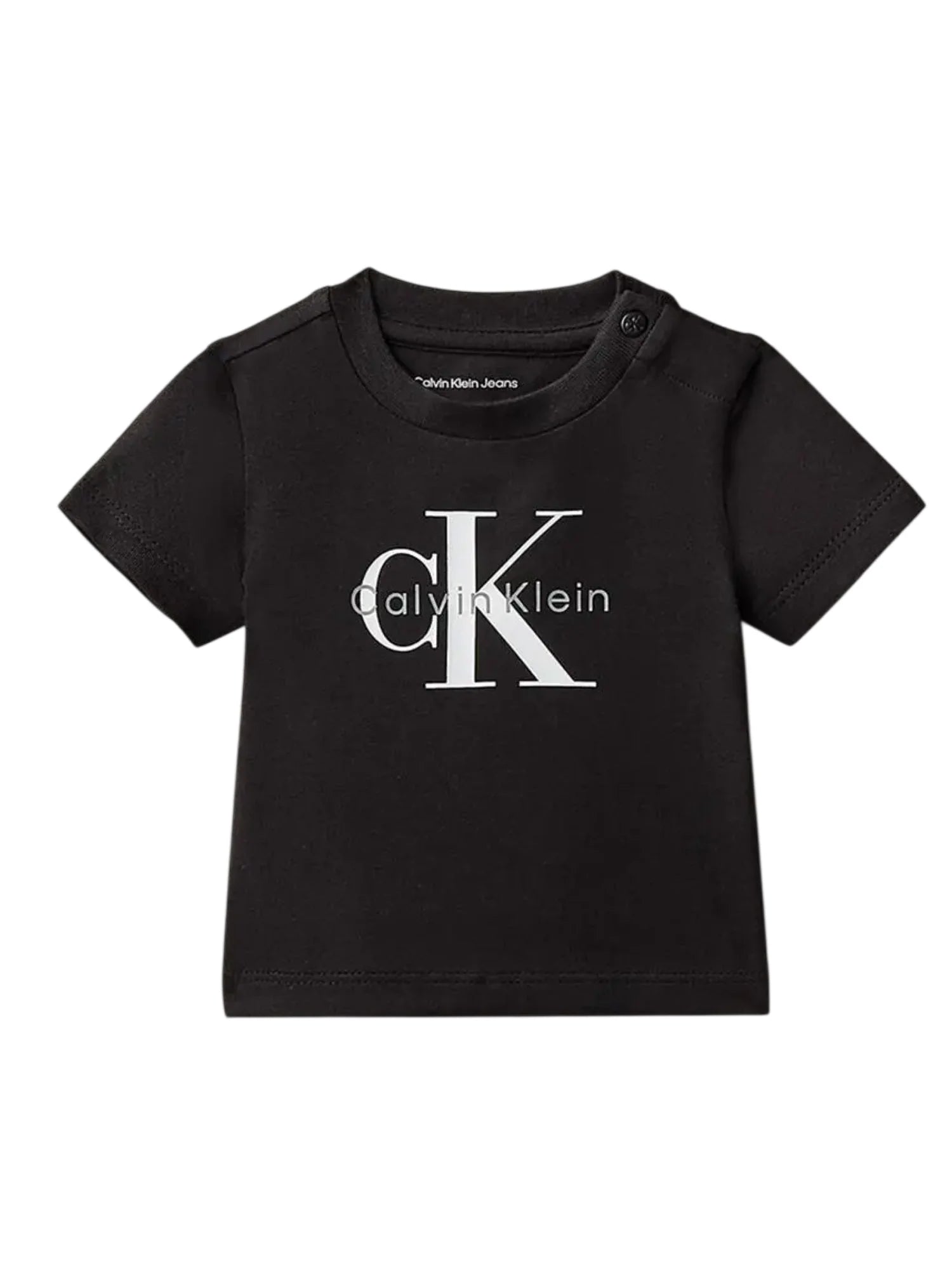 Calvin Klein Jeans T-shirt unisex neonato manica corta nero LVCKSJA47B BEH Calvin Klein Jeans 