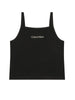 Calvin Klein Jeans canotta bambina con logo nero