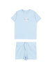 Calvin Klein Jeans completo estivo neonato T-shirt e shorts celeste