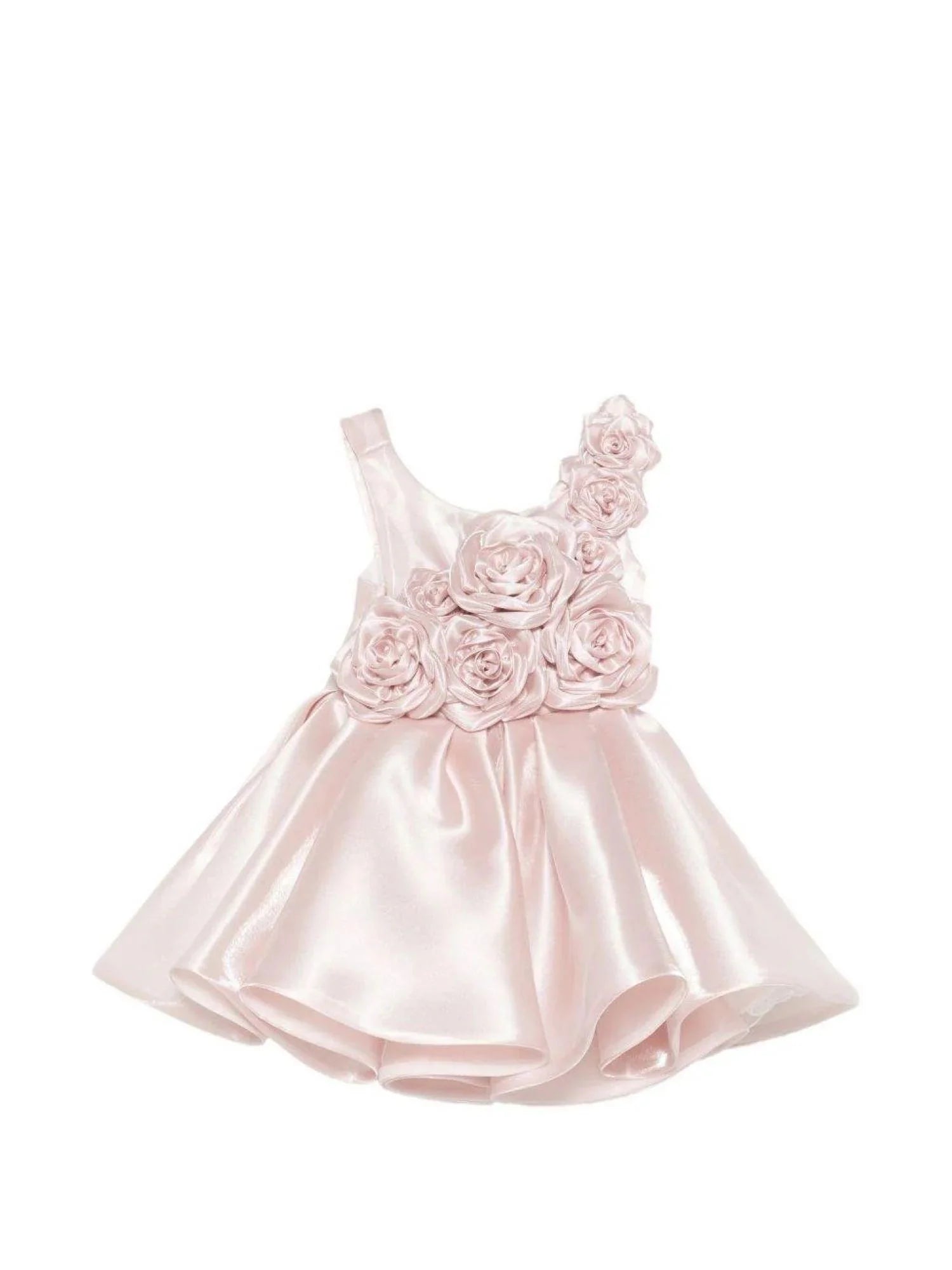 Colori Chiari abito bambina cerimonia con applicazioni floreali rosa FL108222-4870 83 COLORICHIARI 