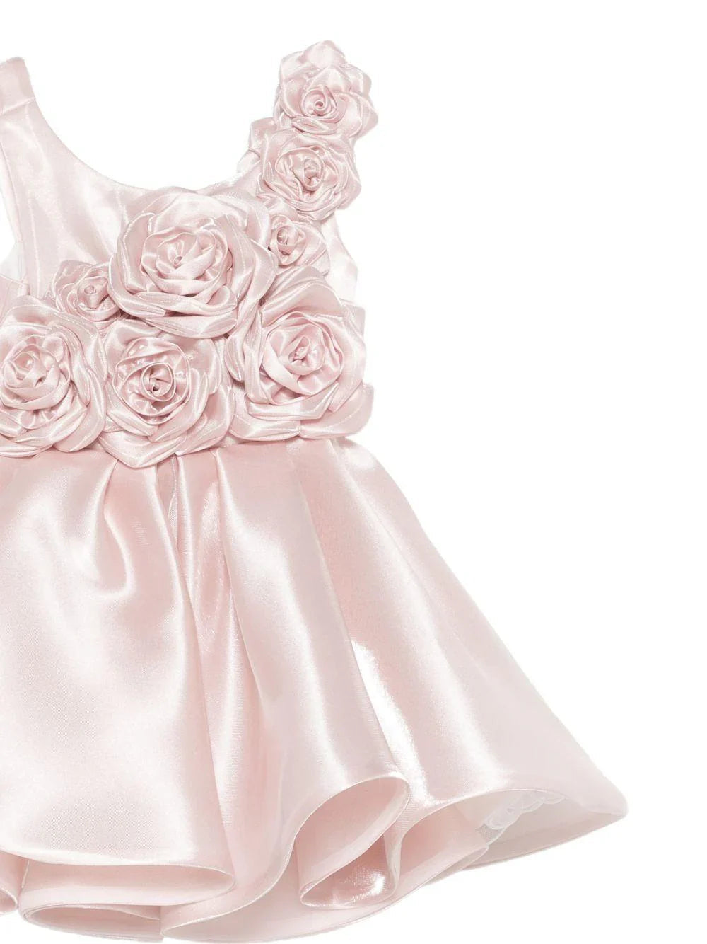 Colori Chiari abito bambina cerimonia con applicazioni floreali rosa FL108222-4870 83 COLORICHIARI 