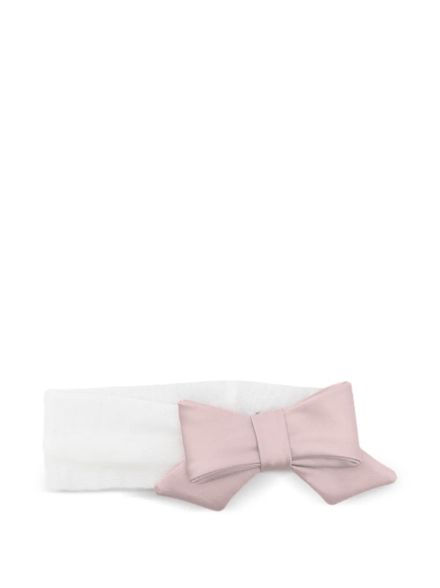 Colori Chiari fascetta neonata con fiocco bianco rosa FN978546-4844 82 COLORICHIARI 