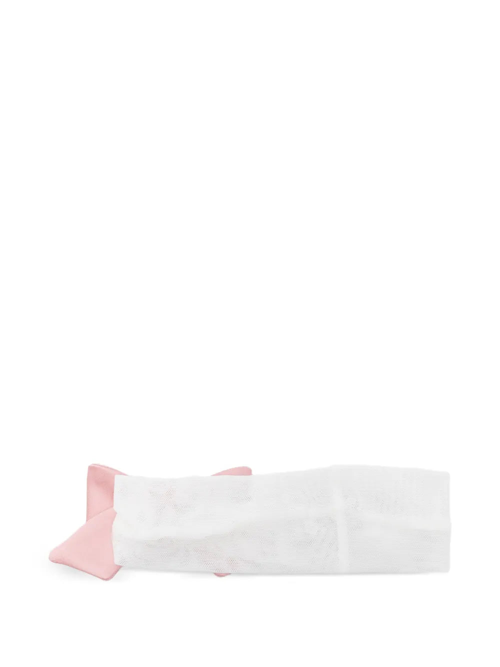 Colori Chiari fascetta neonata con fiocco bianco rosa FN978546-4844 84 COLORICHIARI 