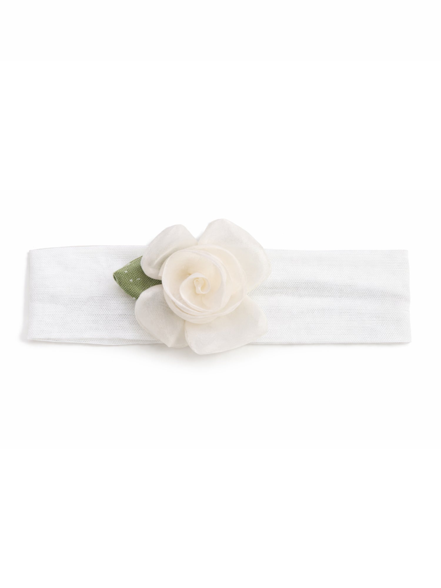 Colori Chiari fascetta per capelli neonata con fiore bianco FN978560-AF803 20 COLORICHIARI 