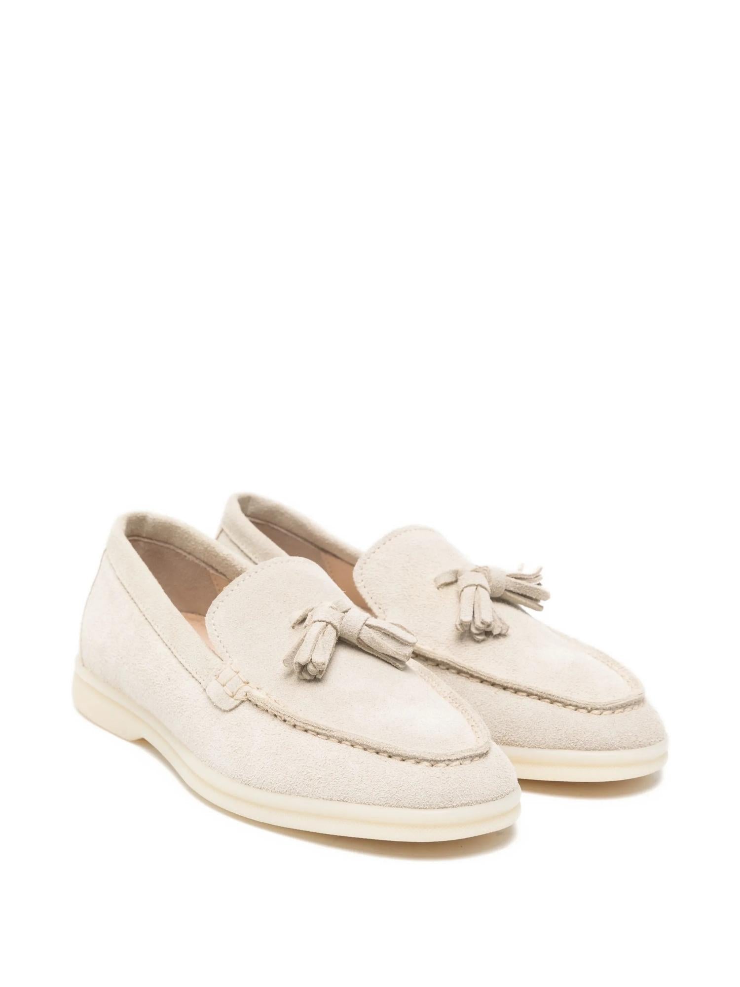 Colori Chiari mocassini bambino in pelle scamosciata ecrù MJ958492-4868 23 COLORICHIARI 
