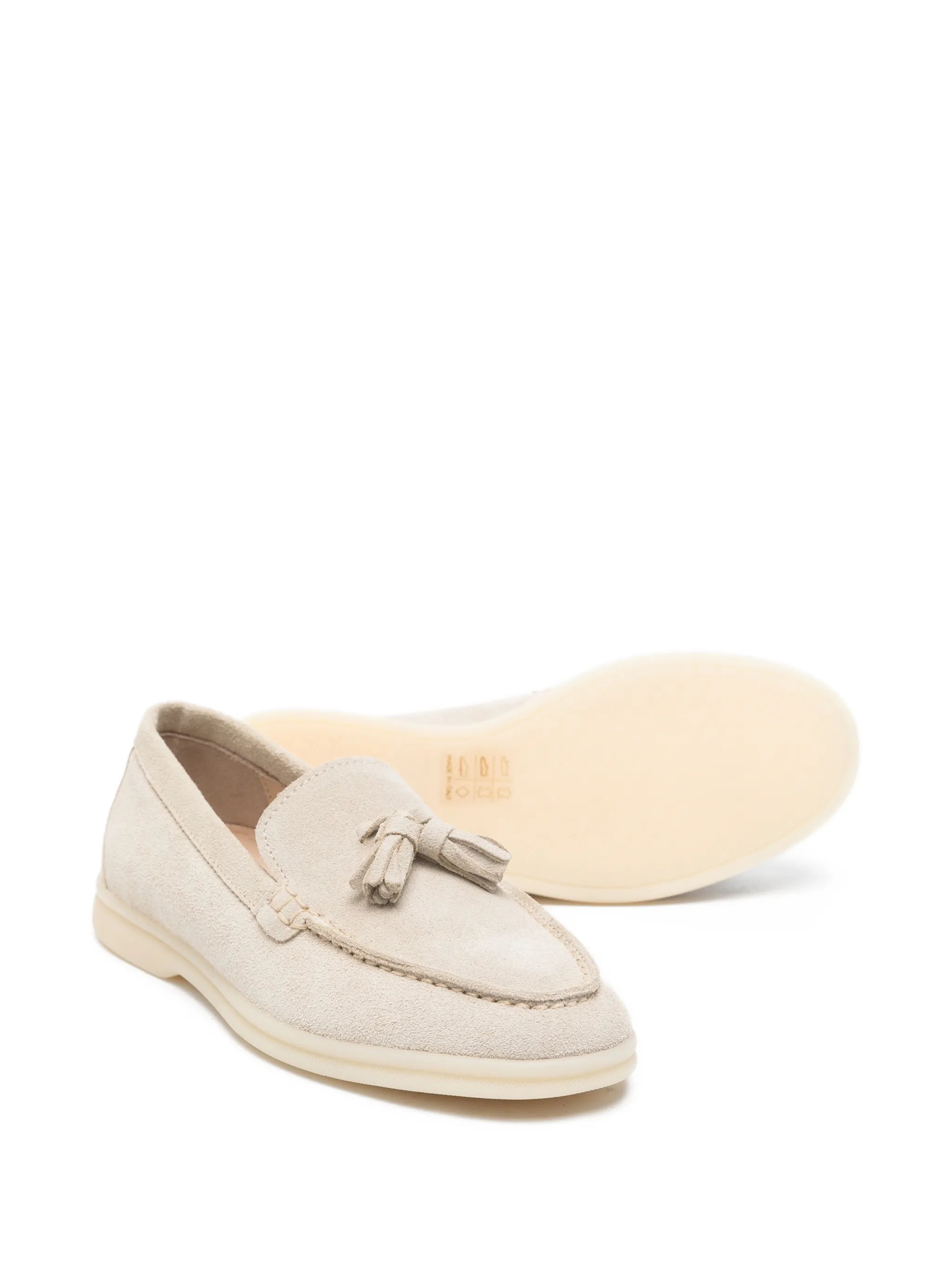 Colori Chiari mocassini bambino in pelle scamosciata ecrù MJ958492-4868 23 COLORICHIARI 
