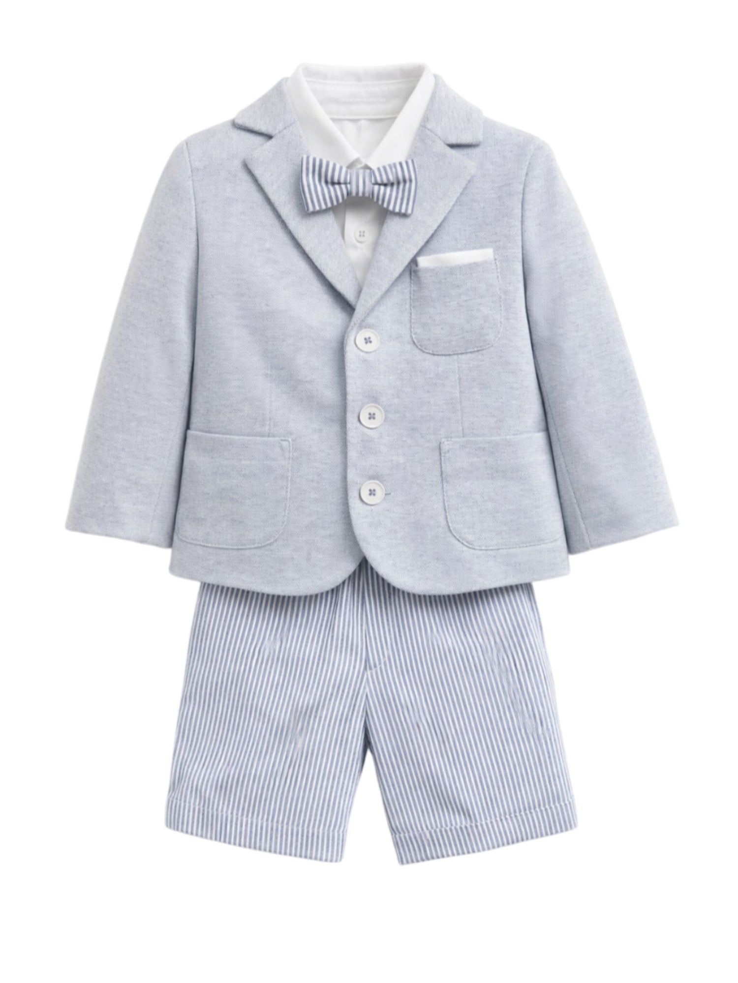 Colori Chiari completo elegante neonato giacca camicia bermuda celeste MN508438-4930 50 COLORICHIARI 