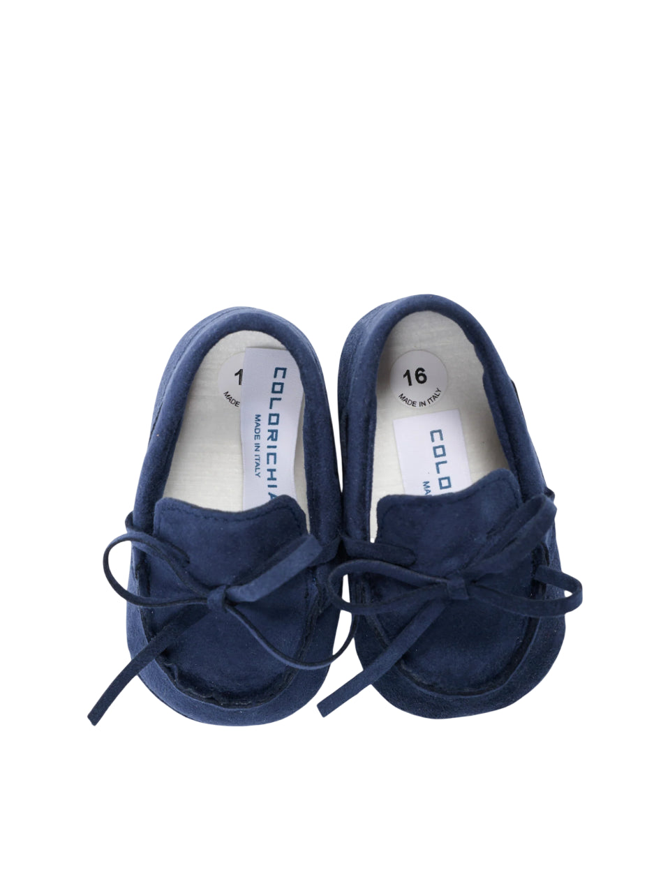 Colori Chiari mocassini neonato in alcantara blu MN958459-1667 63 COLORICHIARI 