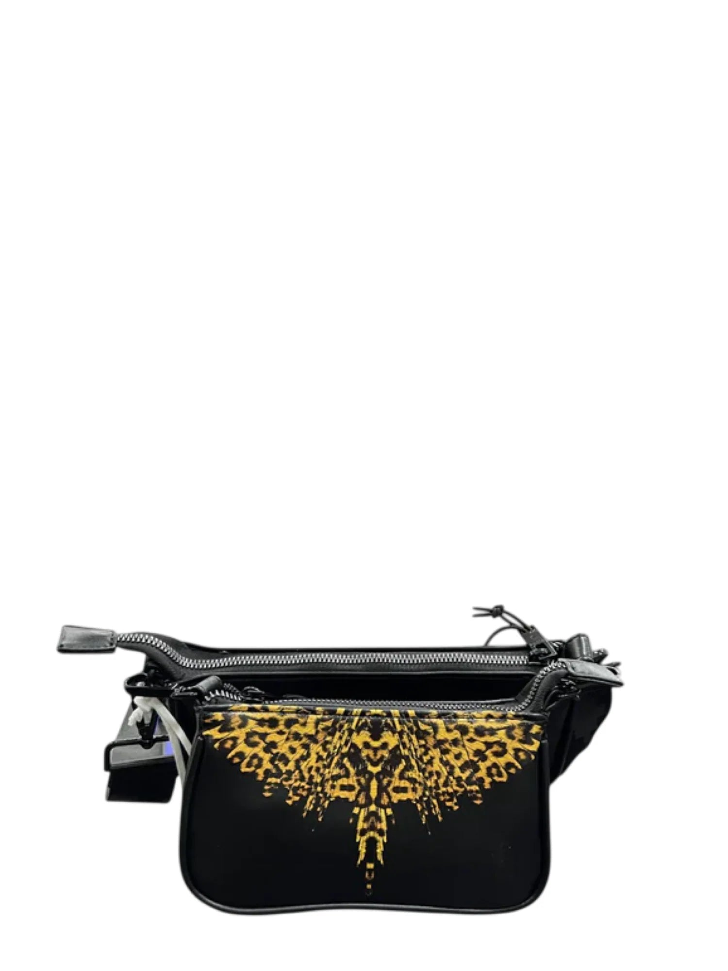 County of Milan borsa donna design triplo con tracolla nero COMAS260435 BLACK-LEOPARD WINGS COUNTY OF MILAN 