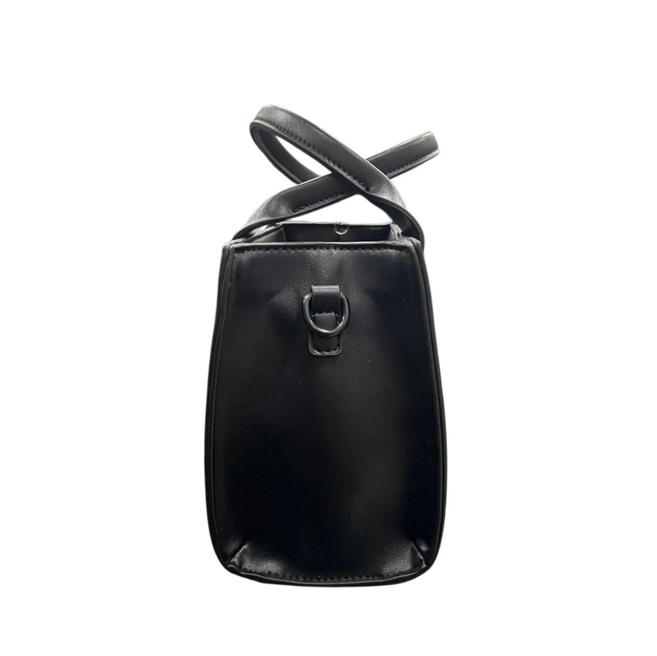 County of Milan borsa a mano donna con stampa iconica nero COMAS260450 BLACK-ORANGE WINGS COUNTY OF MILAN 
