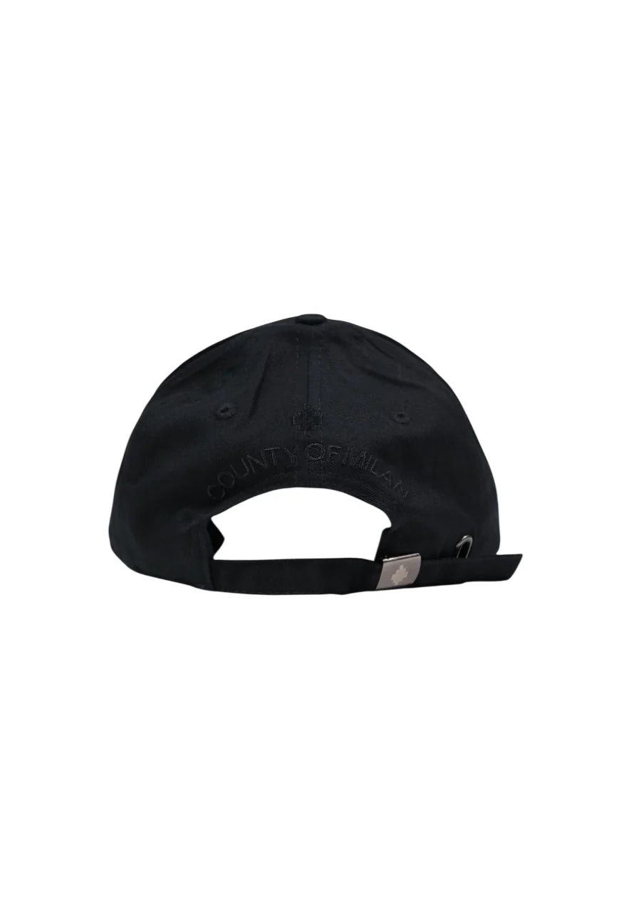 County of Milan cappello con visiera uomo stampa iconica nero COMAS260487 BLACK-ROYAL WINGS COUNTY OF MILAN 
