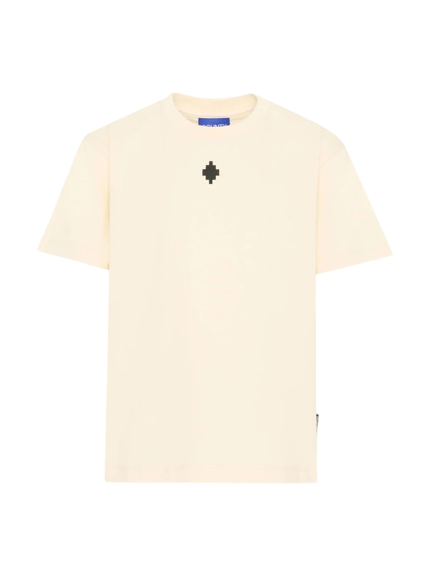 County of Milan T-shirt bambino manica corta stampa iconica panna S6CMJBTH008 412 COUNTY OF MILAN KIDS 