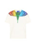 County of Milan T-shirt bambino con stampa iconica panna