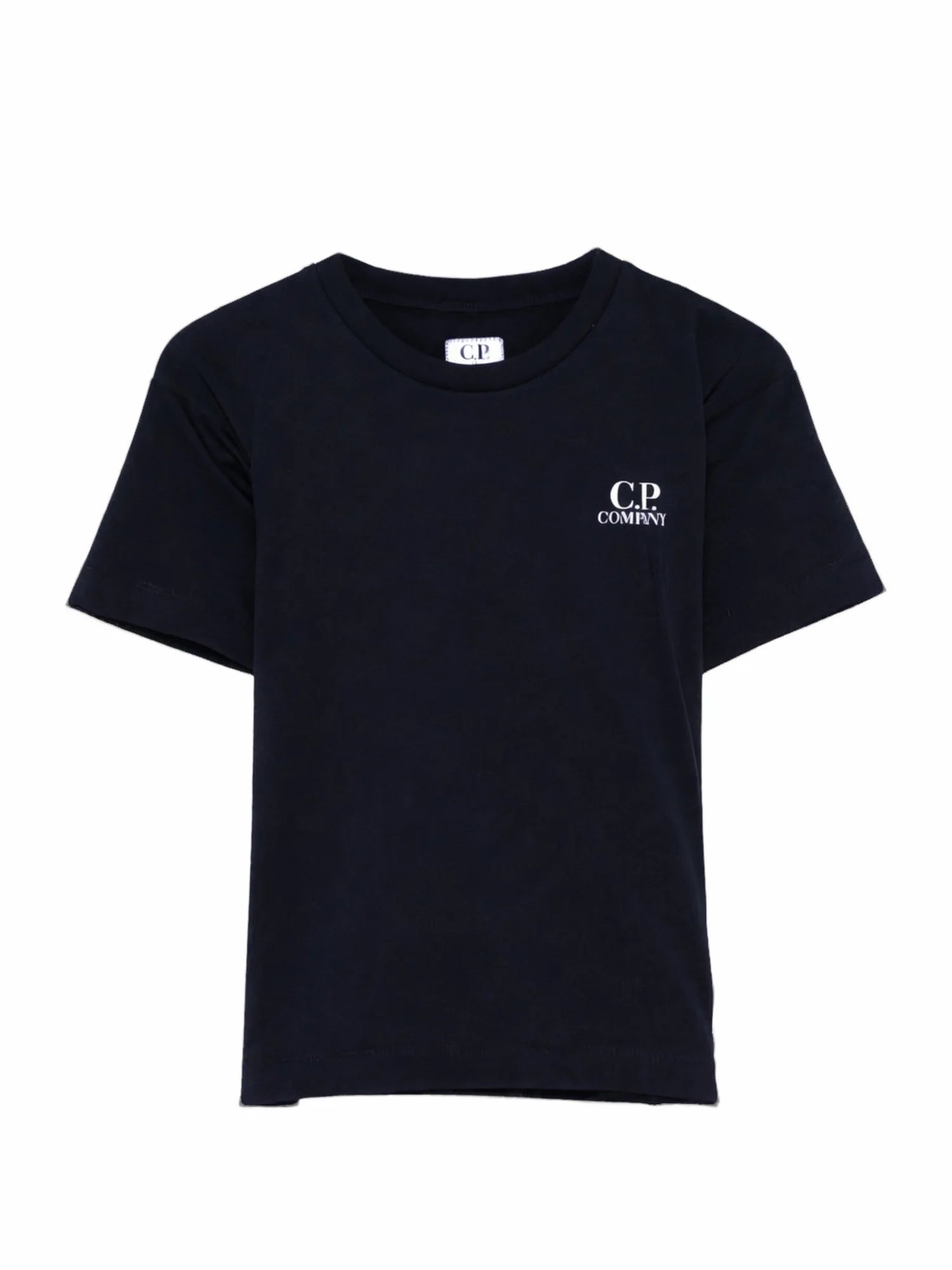 C.P. Company T-shirt bambino manica corta con logo blu scuro CUM00W-LAA17 41150 C.P. COMPANY U16 