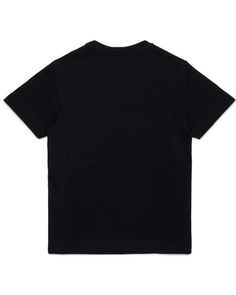 Diesel T-shirt manica corta con patch logato nero J02501-0GRAI K900 DIESEL 