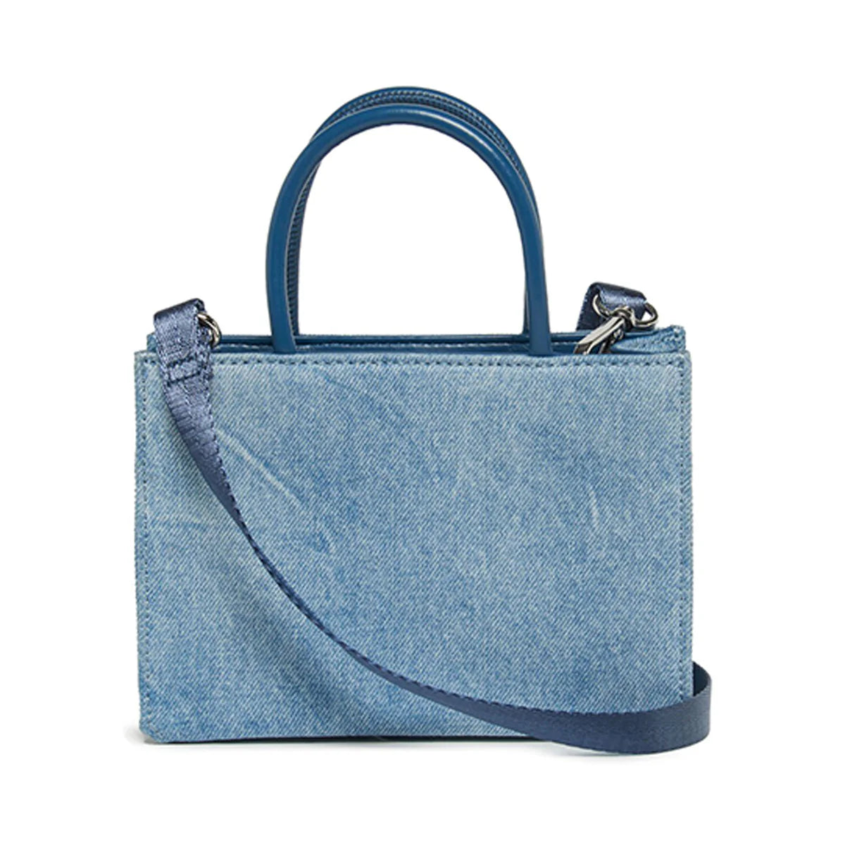 Diesel borsa in denim con logo lavaggio blu J02529-P1730 H8457 DIESEL 