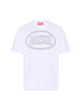 Diesel T-shirt bambino manica corta con logo bianco