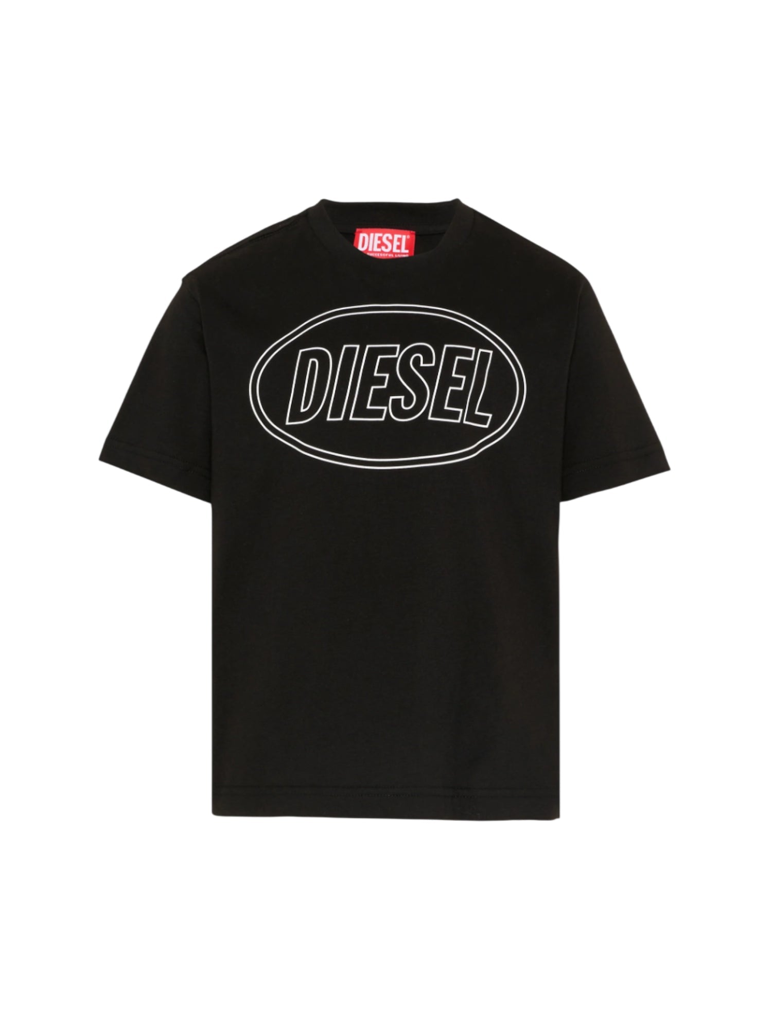 Diesel T-shirt bambino manica corta con logo nero J02582-0GRAI K900 DIESEL 