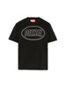 Diesel T-shirt bambino manica corta con logo nero