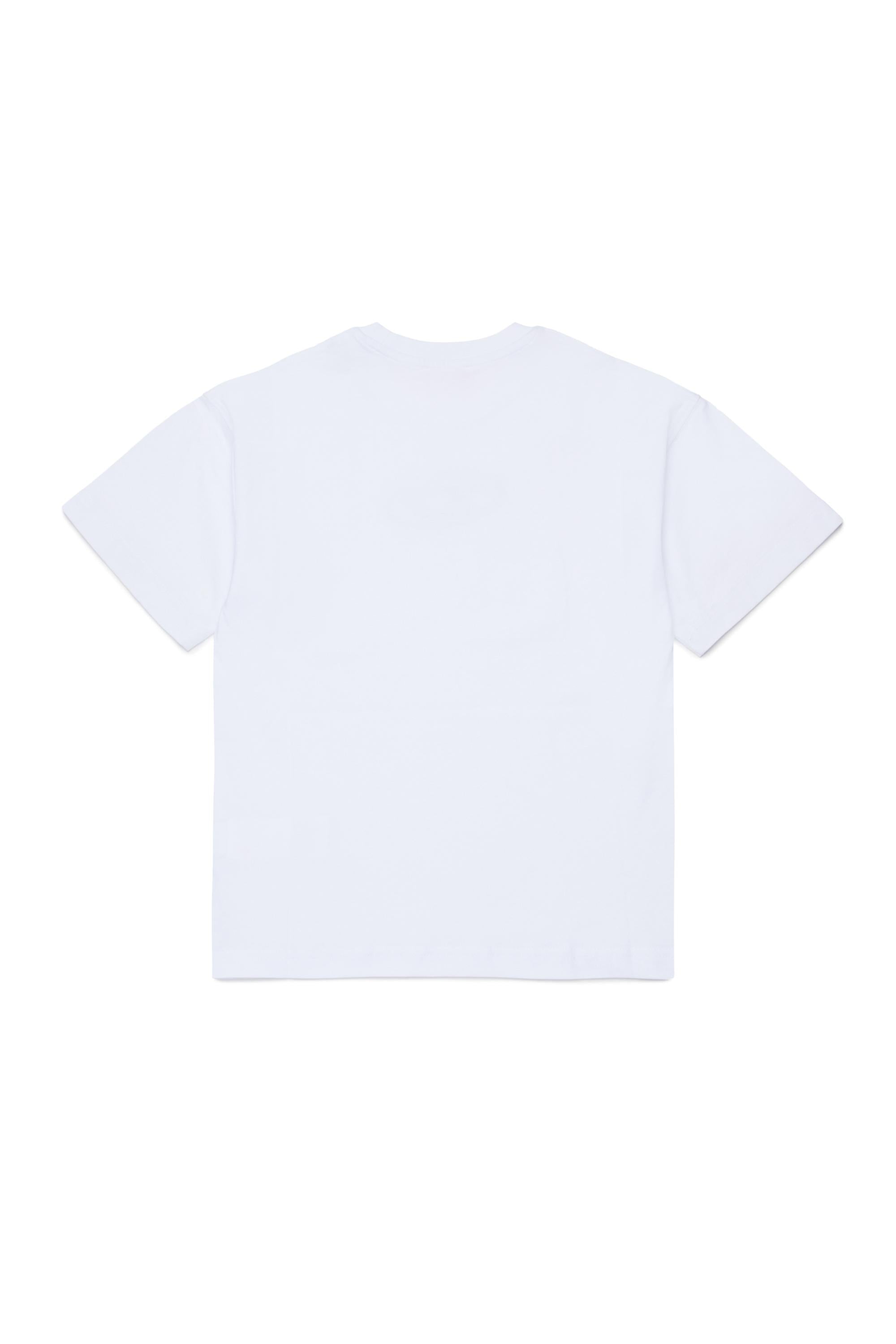 Diesel T-shirt manica corta bambino bianco J02590-0GRAI K100 DIESEL 