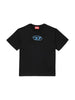 Diesel T-shirt manica corta bambino nero