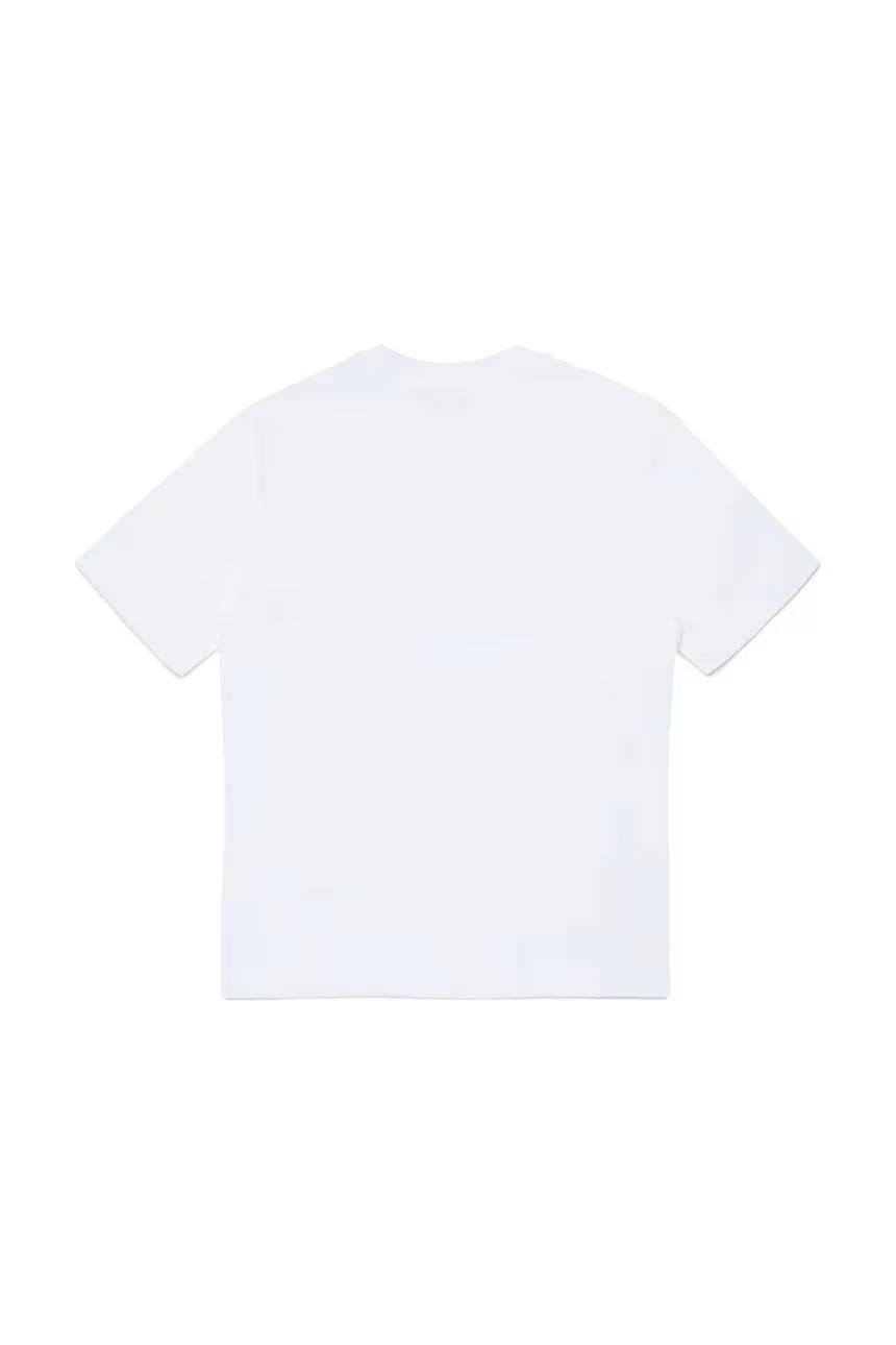 Diesel T-shirt bambino manica corta con logo bianco J02601-00YI9 K100 DIESEL 