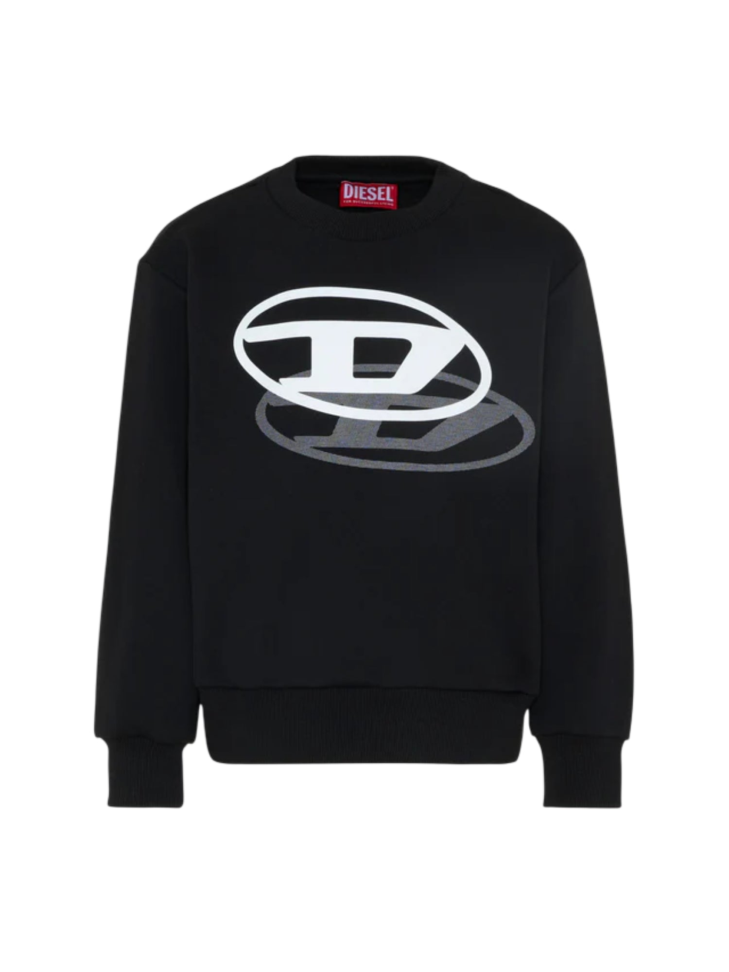 Diesel felpa bambino con logo iconico nero J02627-KYAZ3 K900 DIESEL 