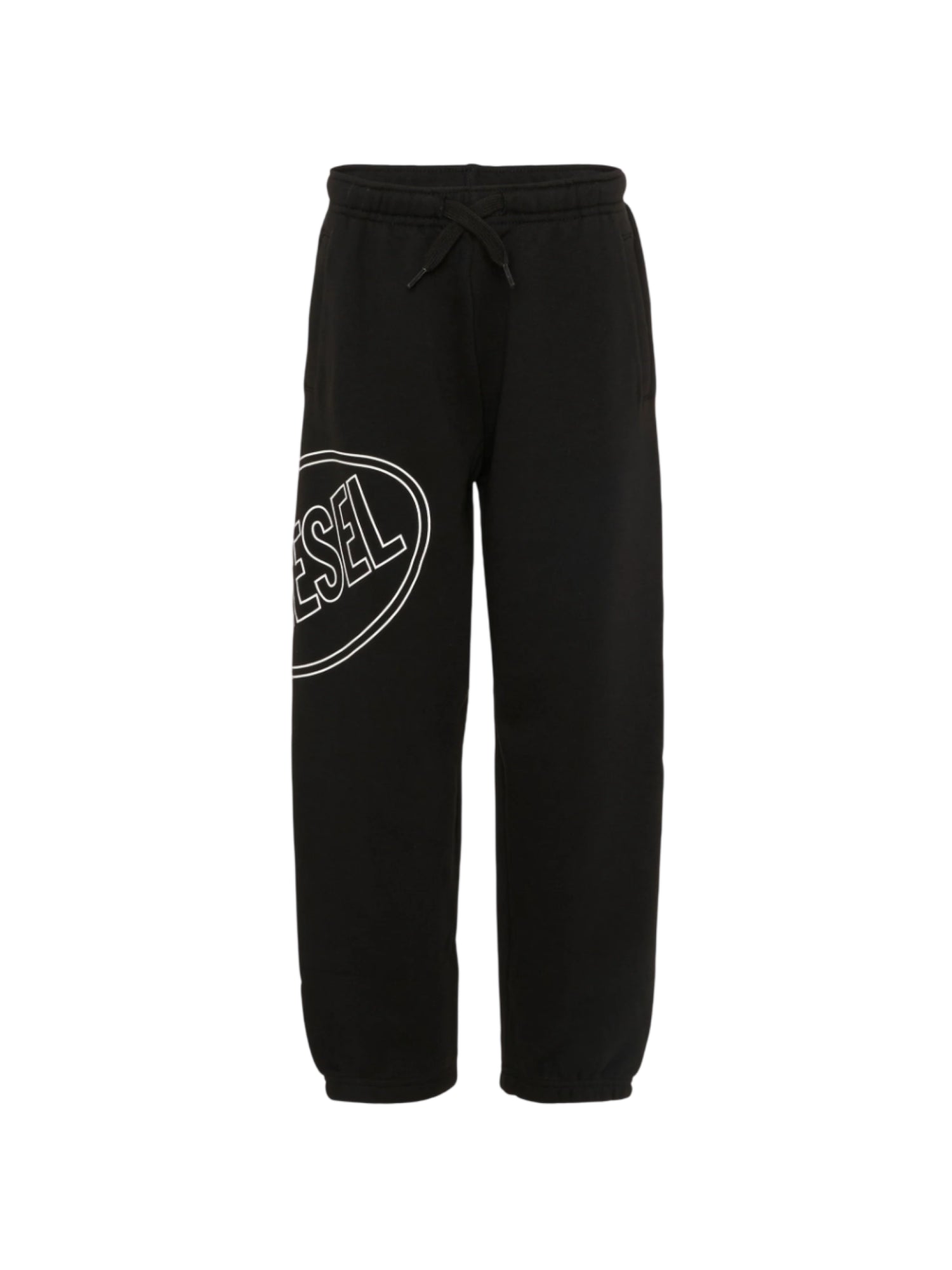 Diesel pantaloni bambino in felpa con logo nero J02661-0GEAD K900 DIESEL 