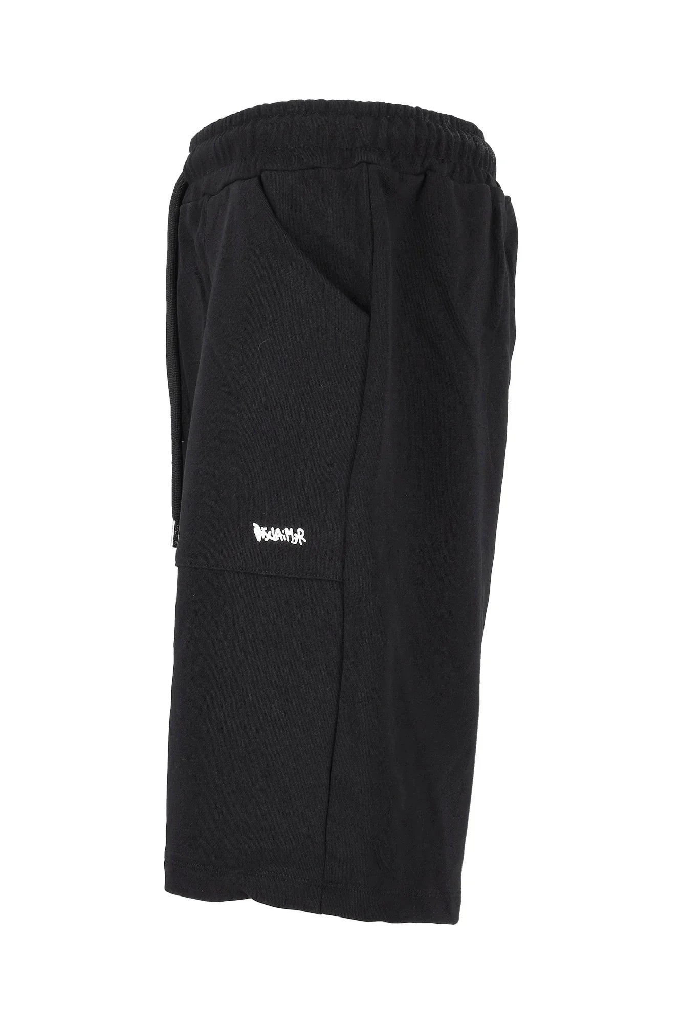 Disclaimer bermuda uomo con coulisse nero 55415 NERO-ST.BIANCA DISCLAIMER 