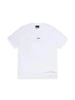 Disclaimer T-shirt uomo manica corta stampa logo grigio chiaro