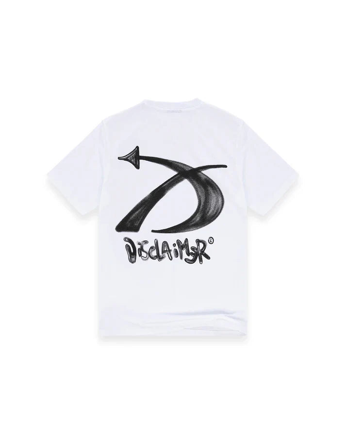Disclaimer T-shirt uomo manica corta stampa logo grigio chiaro 55450 GHIACCIO DISCLAIMER 