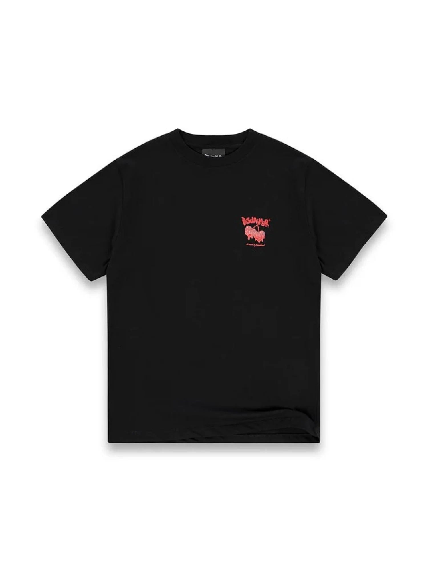 Disclaimer T-shirt donna manica corta stampa ciliegie nero 55664 NERO DISCLAIMER 