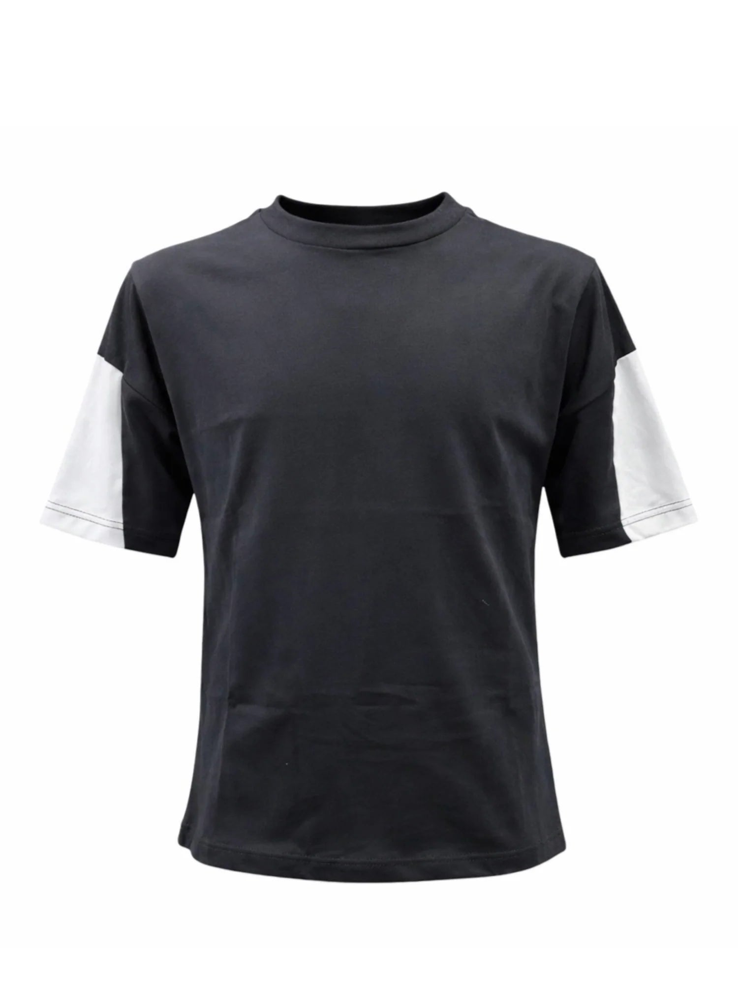 Disclaimer T-shirt bambino manica corta banda logo nero 58825 NERO-BIANCO DISCLAIMER 