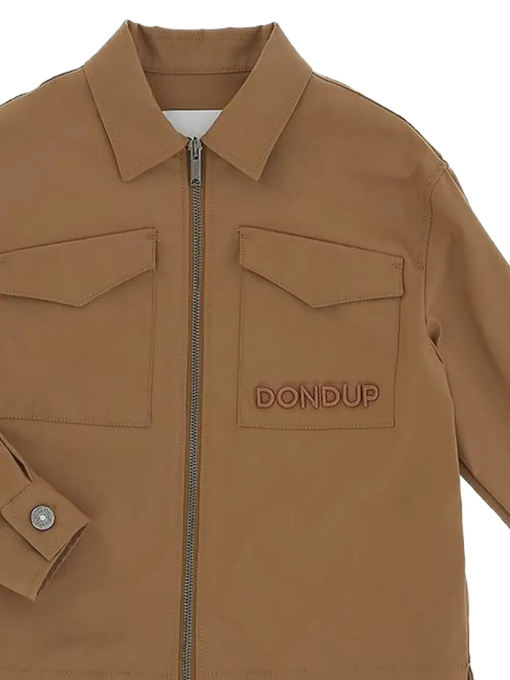 Dondup giacca camicia bambino con tasconi marrone DMGC0230TV124 6009 DONDUP 