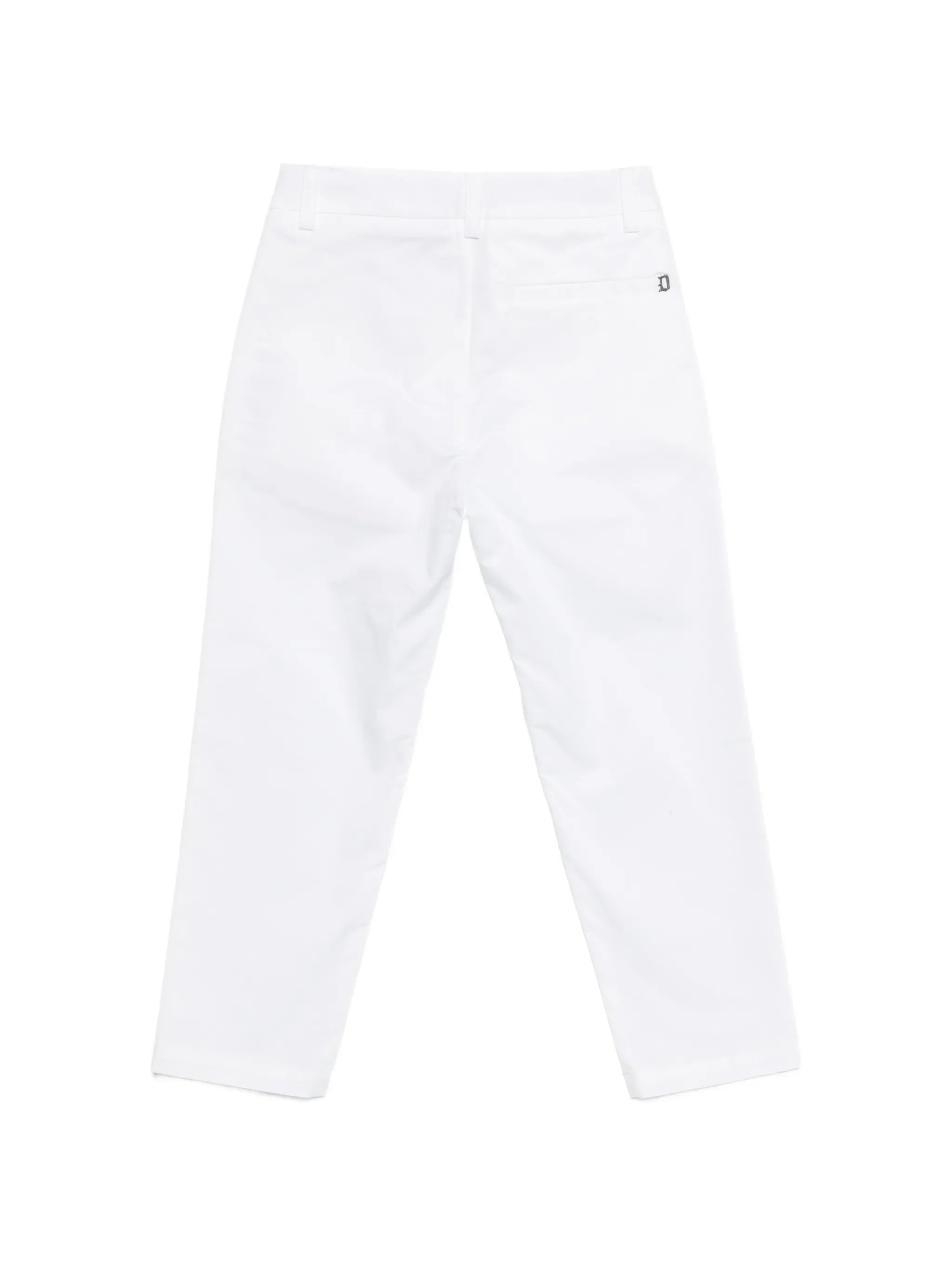 Dondup pantaloni bambino in gabardina bianco DMPA1800CE039 B000 DONDUP 