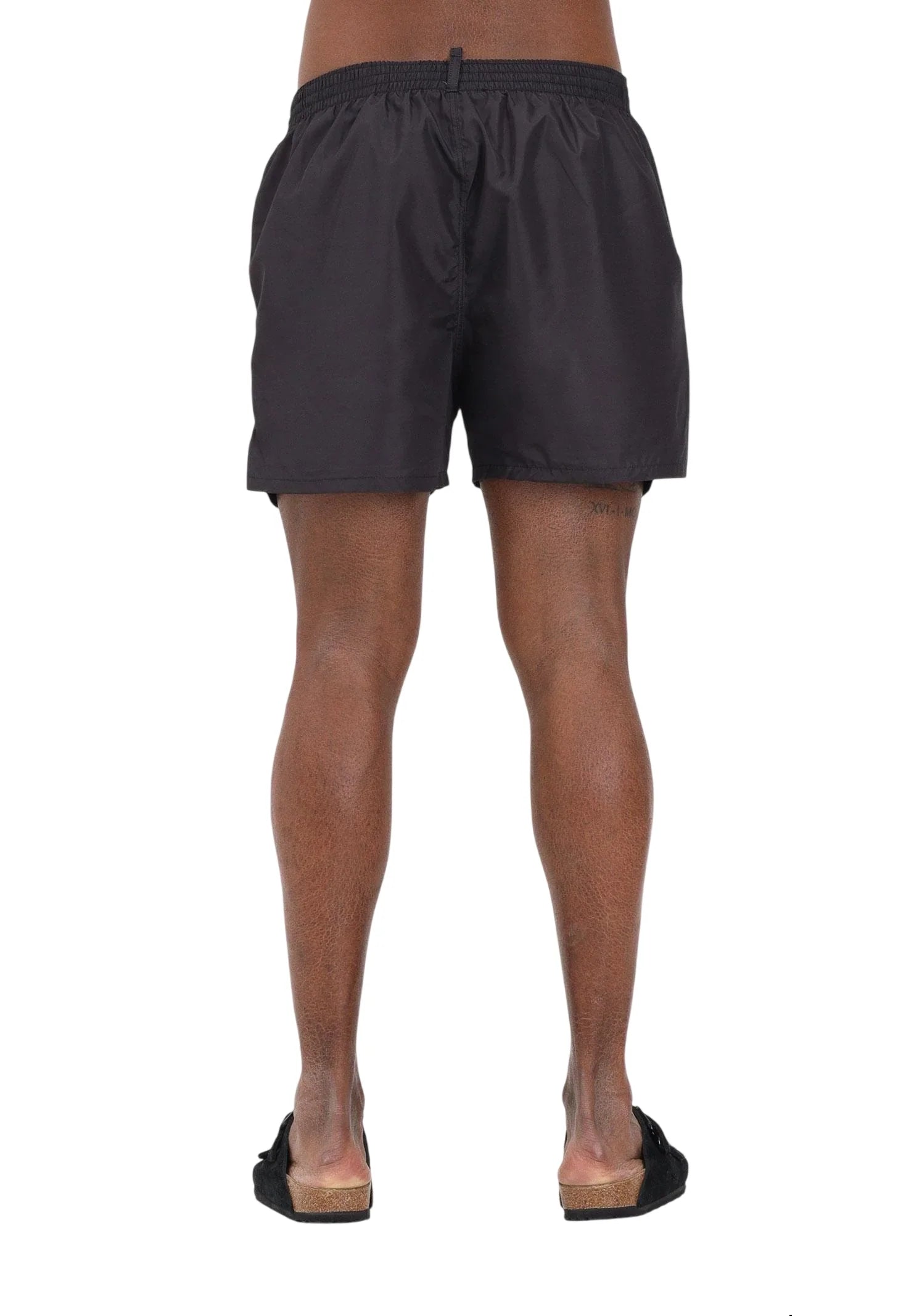 Dsquared2 boxer mare uomo con stampa logo nero D7B626710 001 DSQUARED2 
