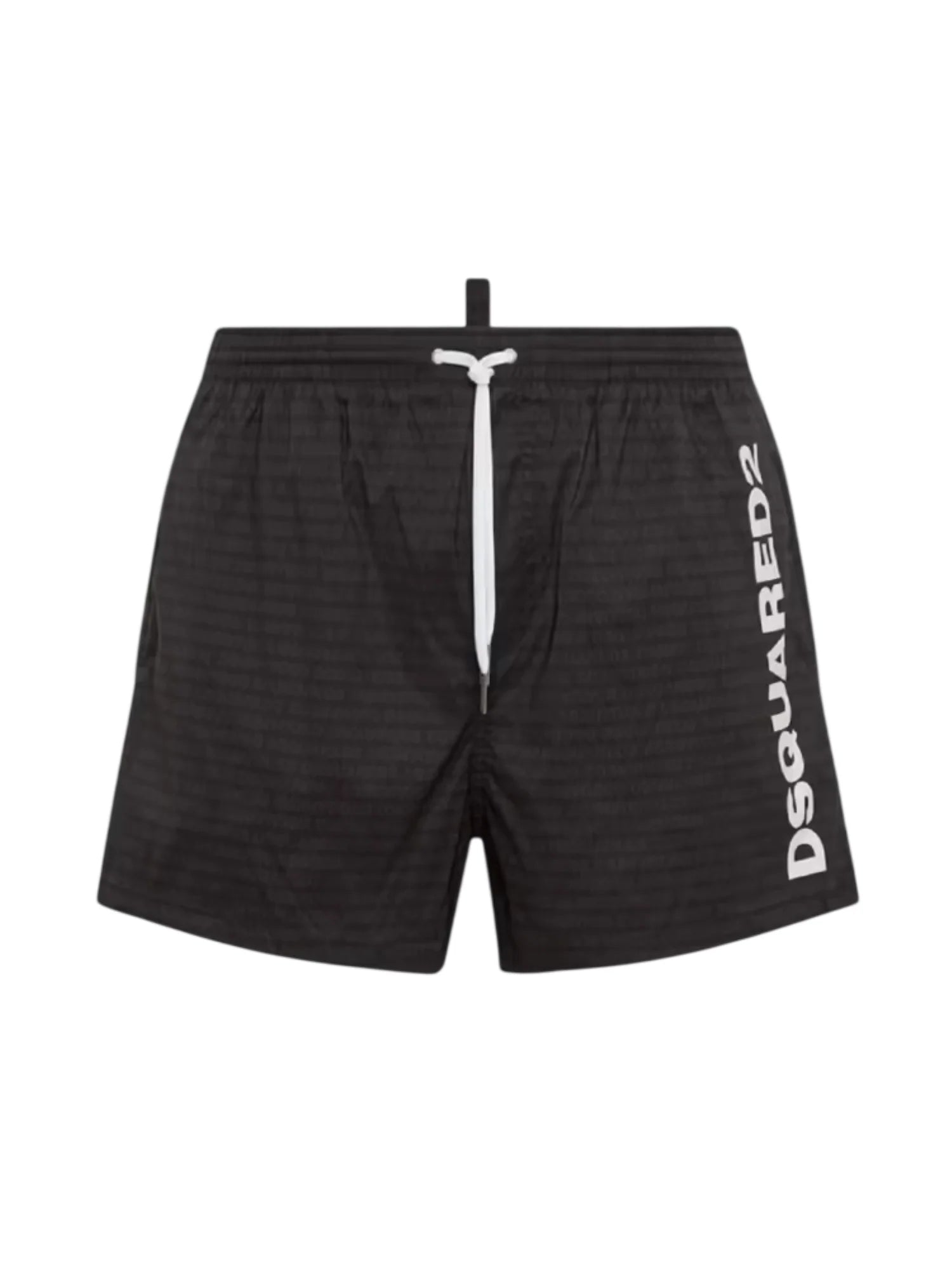 Dsquared2 boxer mare uomo con logo all over nero D7B646600 010 DSQUARED2 