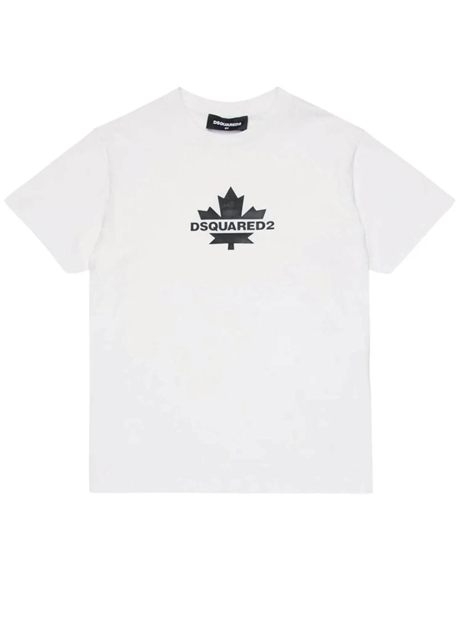 Dsquared2 T-shirt bambino manica corta bianco DQ2743-D0AC7 DQ100 DSQUARED2 