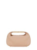 Elisabetta Franchi borsa a mano in ecopelle con placca logo nude