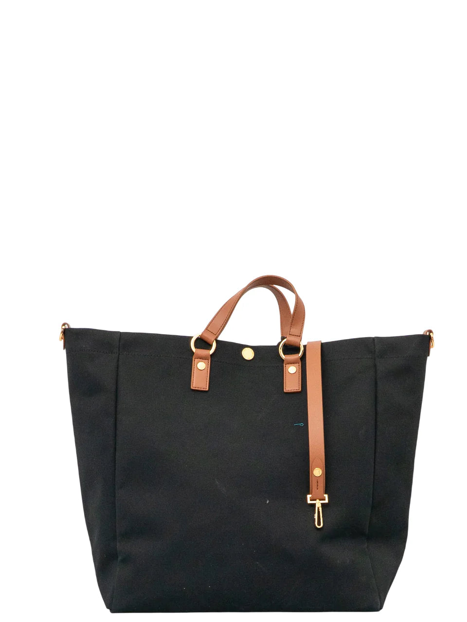 Elisabetta Franchi borsa shopper stampa logo con tracolla nero cuoio BS14A62 B58 ELISABETTA FRANCHI 