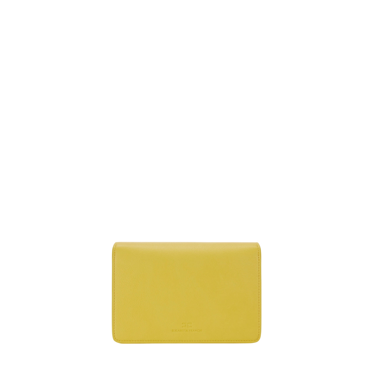 Elisabetta Franchi borsa a tracolla in ecopelle martellata gialla BS39A61 EV4 ELISABETTA FRANCHI 