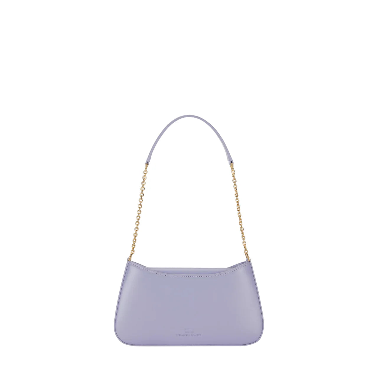 Elisabetta Franchi borsa a spalla con logo iconico lilla BS93A61 EV7 ELISABETTA FRANCHI 