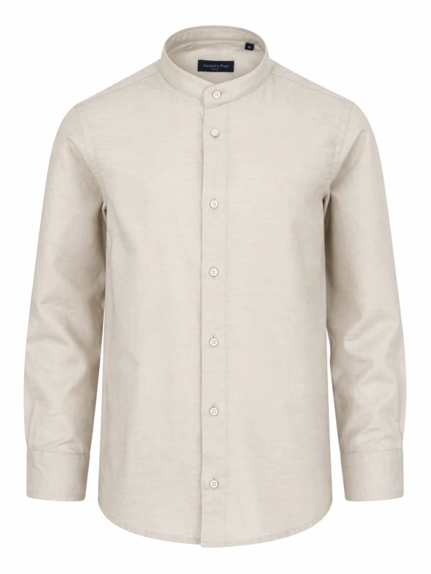 Emanuel Pris camicia alla coreana bambino ecrù ECM4183R BEIGE EMANUEL PRIS 