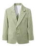 Emanuel Pris giacca blazer monopetto verde salvia
