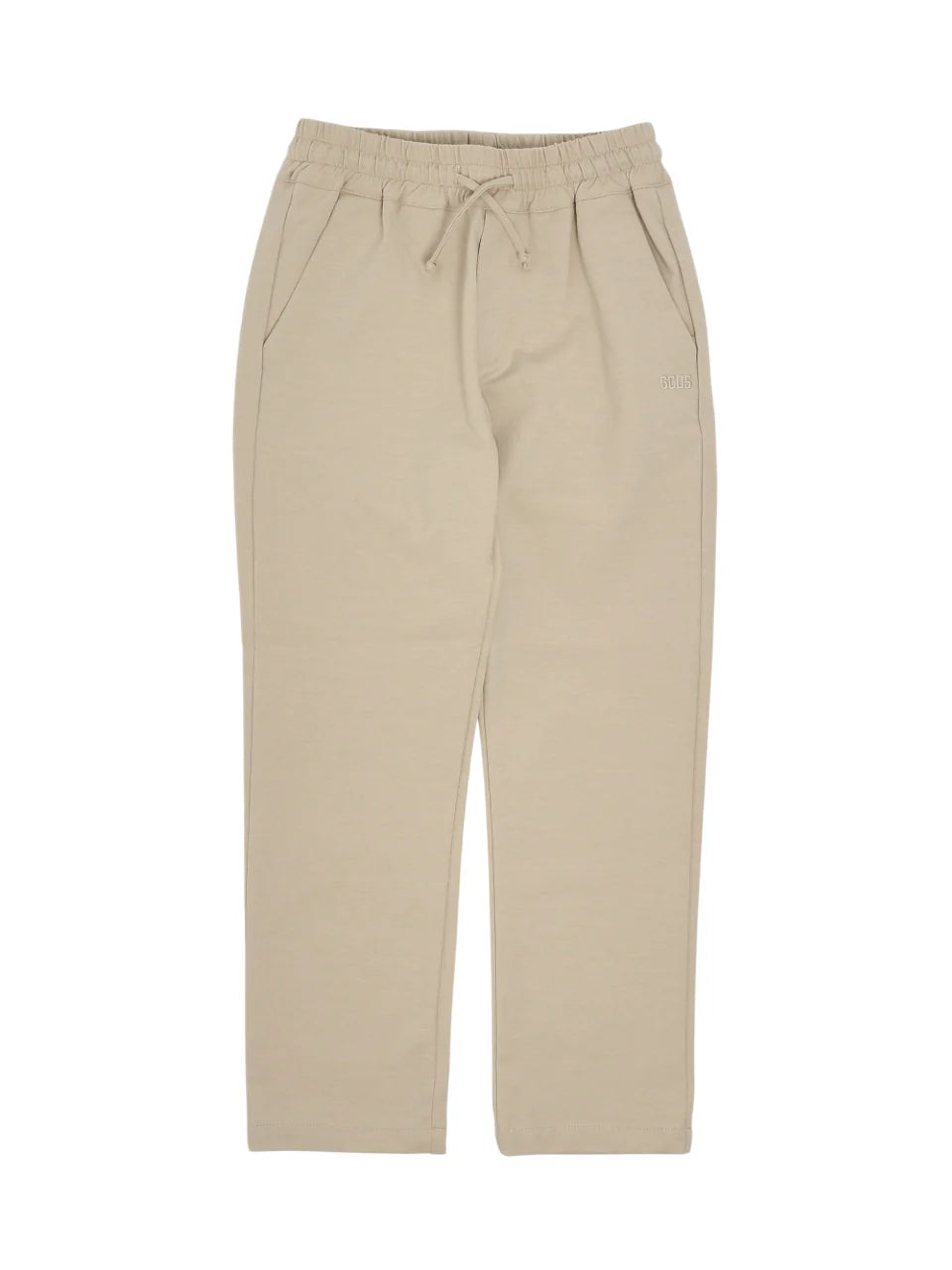 Gcds pantaloni bambino Formal con coulisse beige chiaro C1BJQI511T328 SANDSHELL-BONE GCDS 