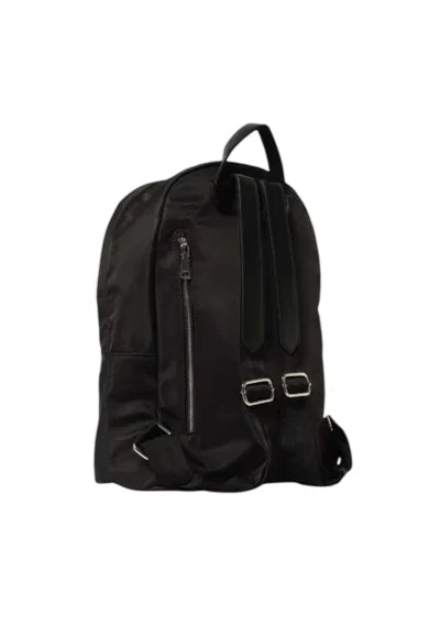 GCDS zaino bambino in nylon con logo nero GCKB100-462 BLACK-WHITE-RED GCDS 